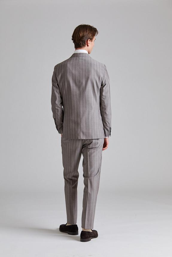 Oscar Jacobson Faron Dandy Suit Suede Brown-2